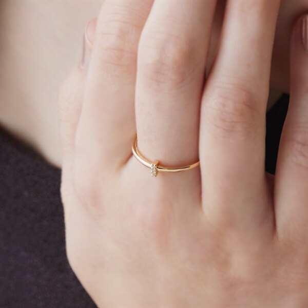 K18 4℃アクアゴールド リング | 112311143802 | 【公式】4℃ジュエリー