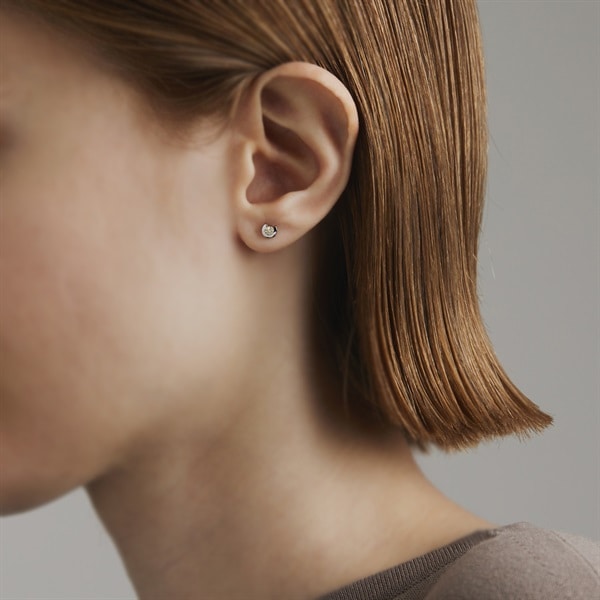 4月誕生石 シルバー ピアス/片耳用 | 112314351906 | 【公式】4