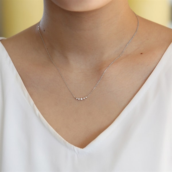 K18ホワイトゴールド ネックレス | 141521123201 | 【公式】EAU