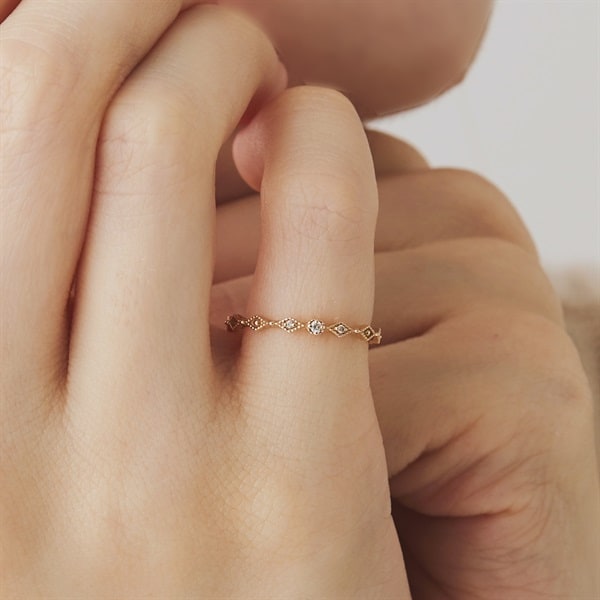 K10イエローゴールド ピンキーリング | 151846543001 | 【公式