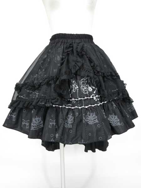 FRILL h.NAOTO シースルー重ねウサギ柄スカート 買取 | Tokyo Alice