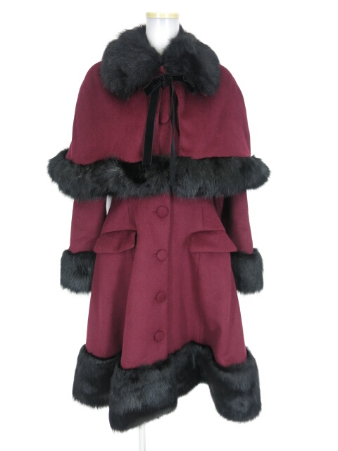 ATELIER PIERROT ケープ付きファーコート アトリエピエロ | 高価買取