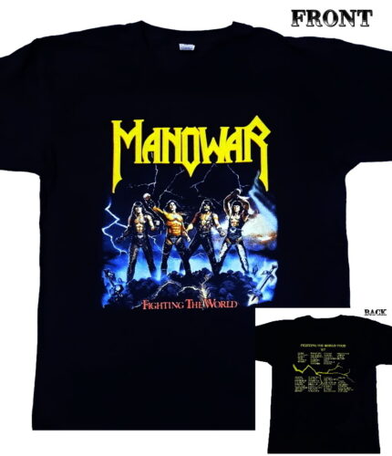 MANOWAR】ロックTシャツ メンズ バンドTシャツ メンズ MANOWAR HELL ON