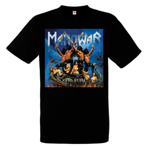 MANOWAR】ロックTシャツ メンズ バンドTシャツ メンズ MANOWAR HELL ON