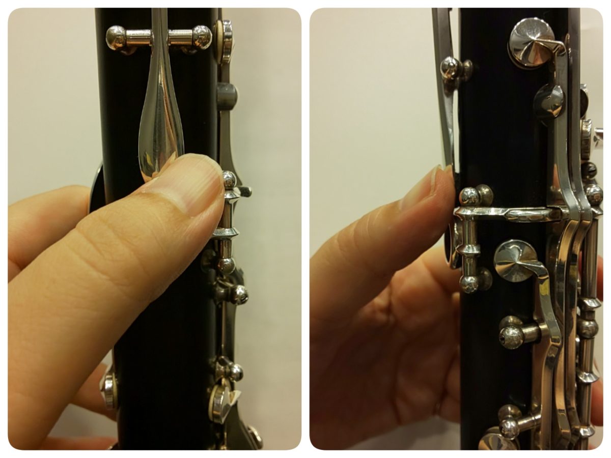 左手親指レジスターキーの押さえ方 | 東京クラリネット教室