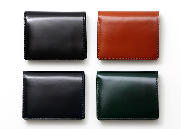 東京ヒマワリ / KUBERA(クベラ) コードバン 二つ折り財布 キャメル