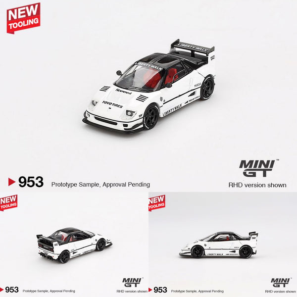 MINI GT 1/64 Mazda AZ-1 Liberty Walk LB40 White 2024 Tokyo Auto