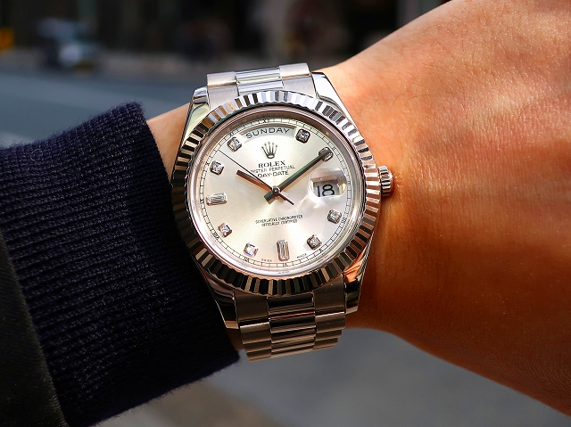 迫力のある41mmケースの【デイデイト：Ref.218239A】をご紹介