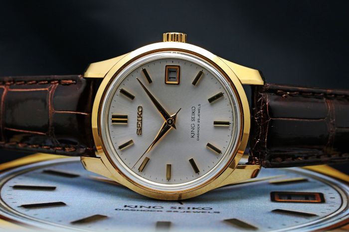 セイコー 44キングセイコー デイト 4402-8000 初期型 盾メダリオン