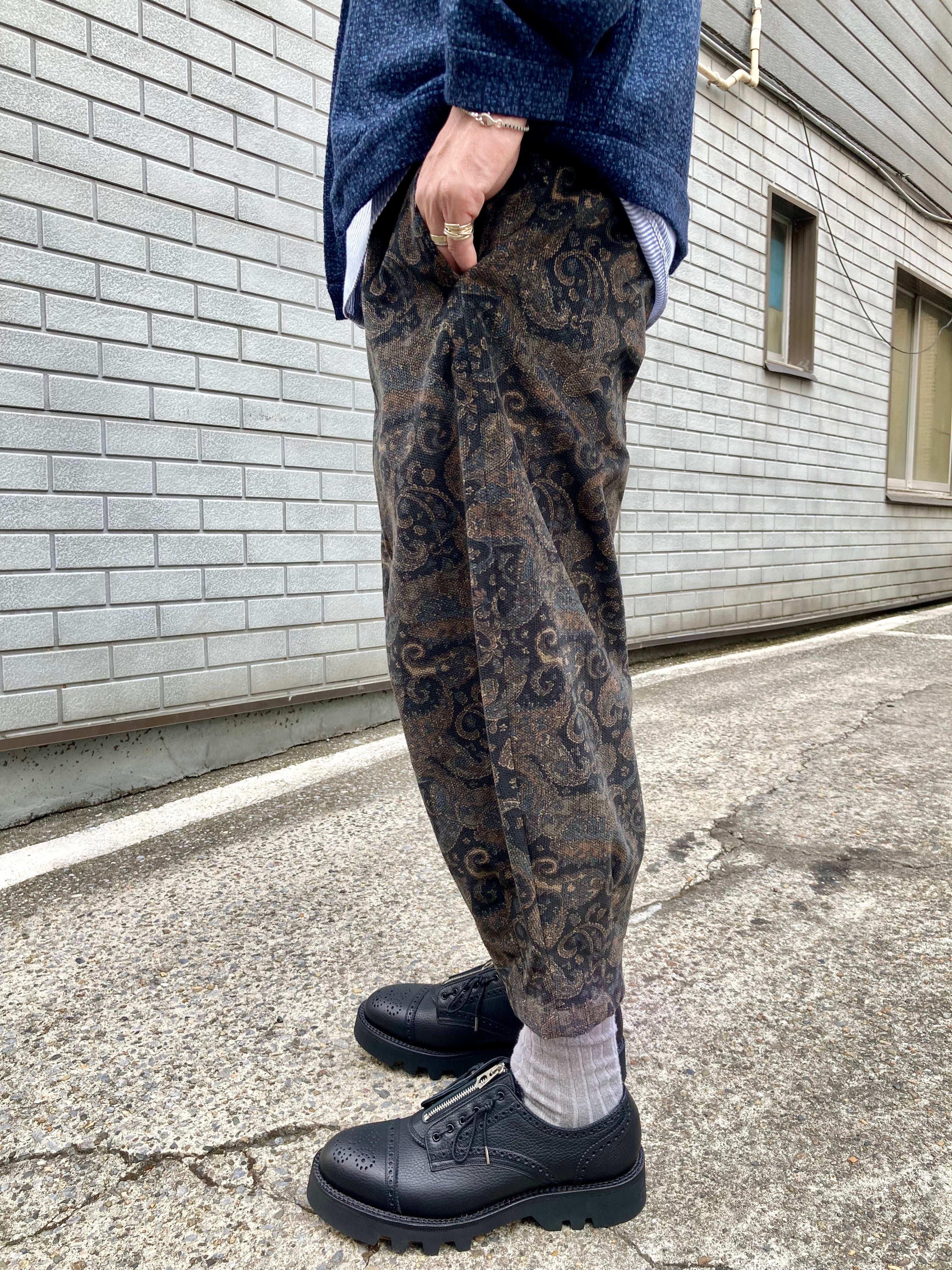 m's braque】HARLEM PANT / Paisley Velvet – TOKIS