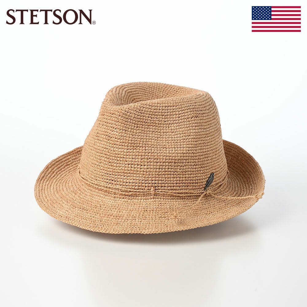 ステットソン ラフィアハット SINGLE CROCHET RAFFIA（シングル