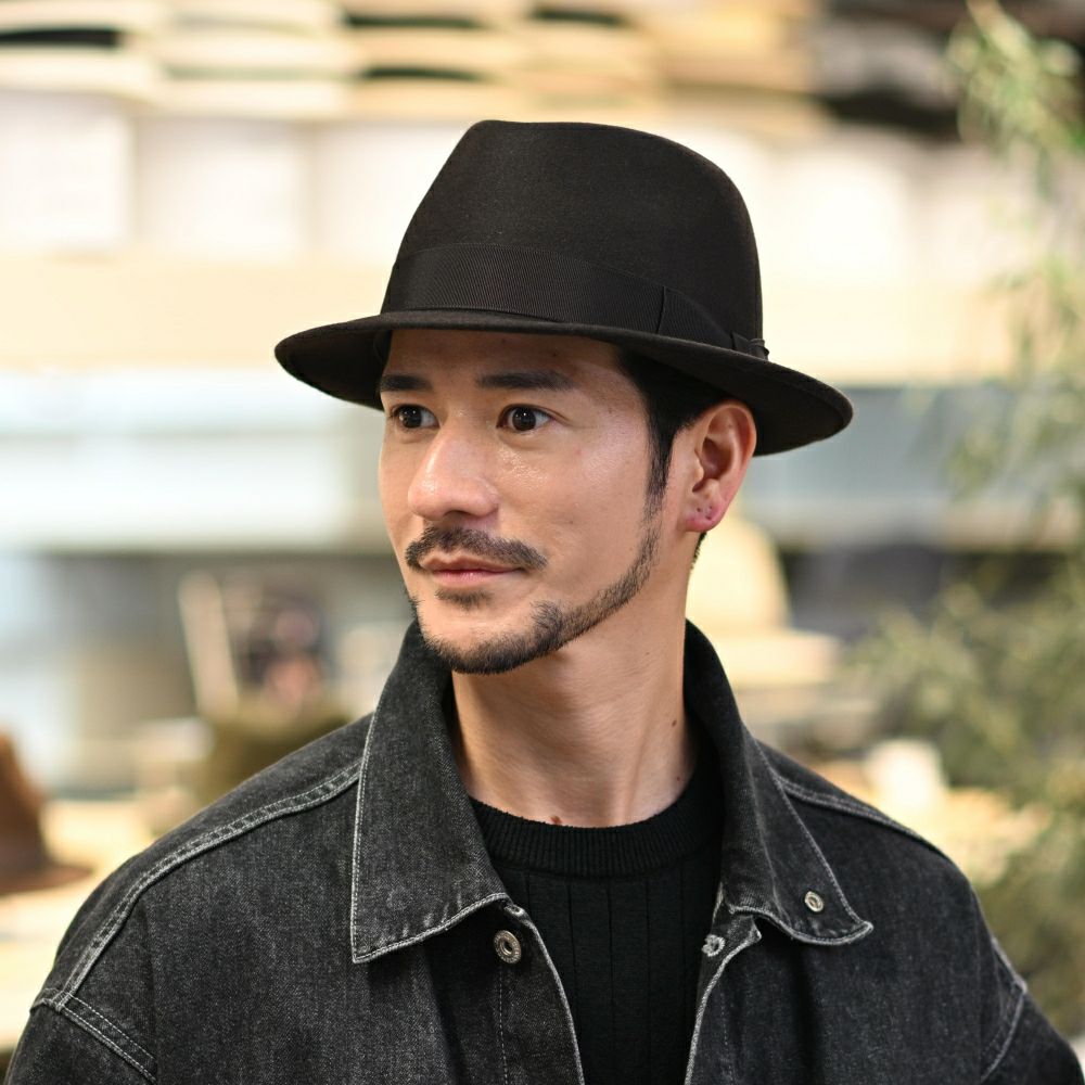 トナック フェルトハット LARME（ラルム）ダークブラウン | 帽子通販