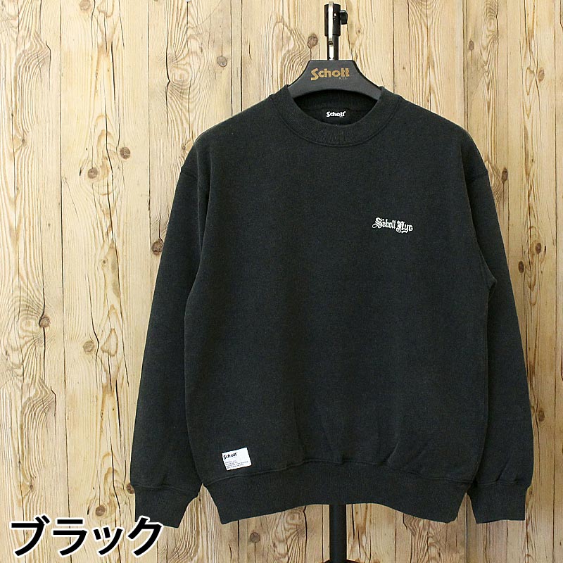 Schott ショット QUALITY OVER QUANTITY CREW SWEAT クオリティ