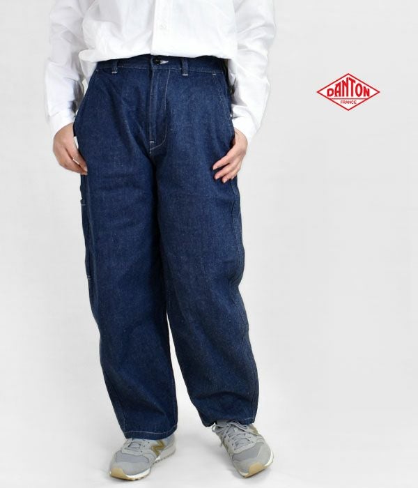 セール】ダントン (DANTON) WOMEN'S DENIM EASY WORK PANTS KDM COTTON