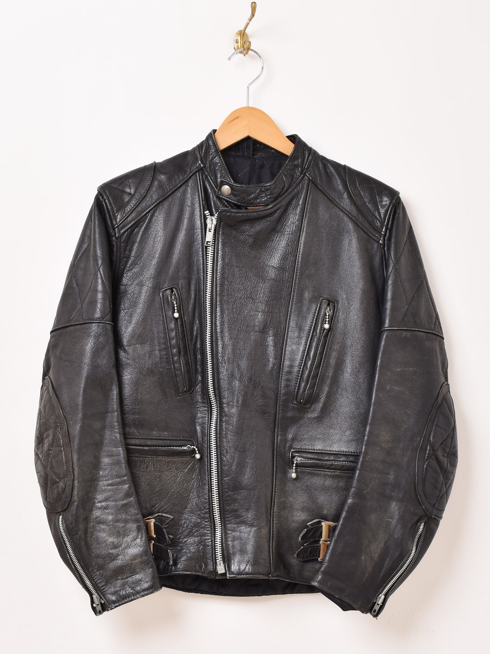 イギリス製 70's〜 ”RIVETT'S LONDON” Leather Double Riders Jacket