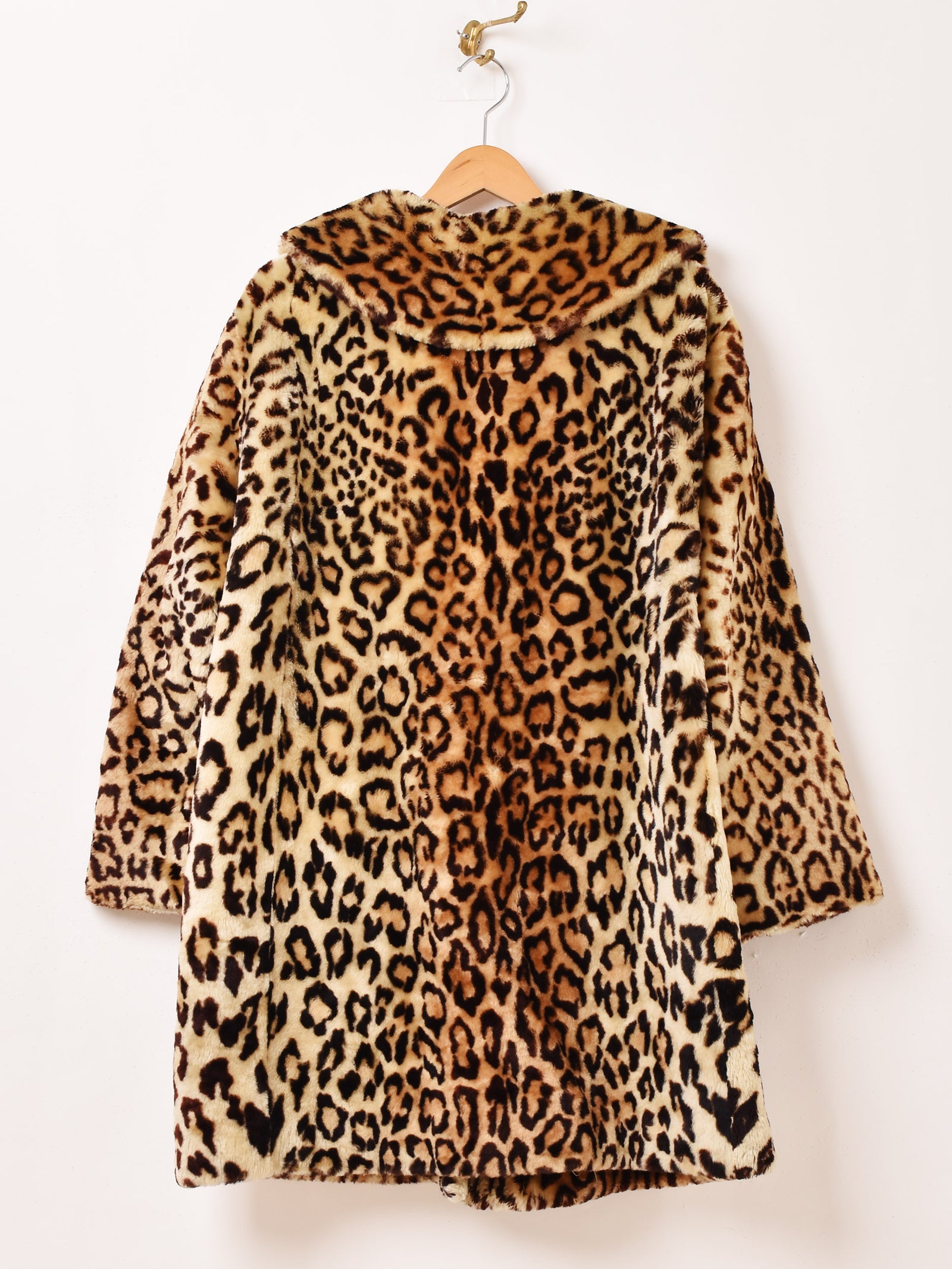 60's レオパード柄 フェイクファーコート – 古着屋Top of the Hillの