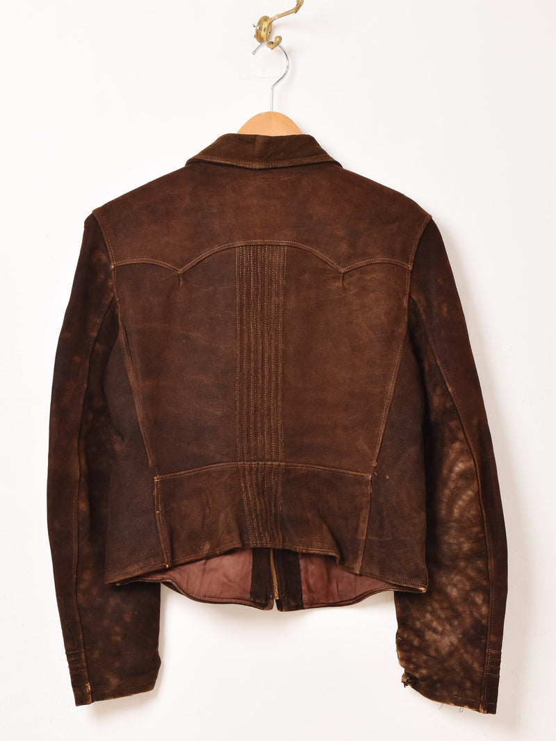 30's〜40's Leather Kraft レザー スポーツジャケット – 古着屋Top of
