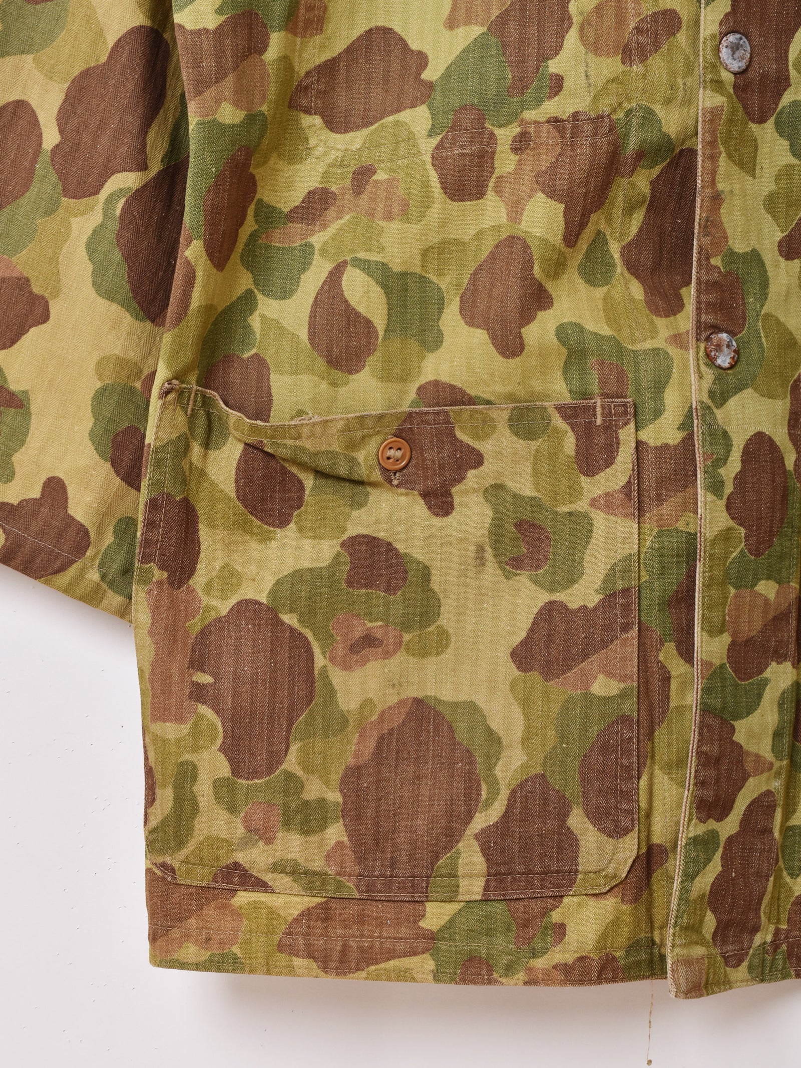 40's アメリカ軍 USMC P-42 ダックハンターカモ柄 リバーシブル