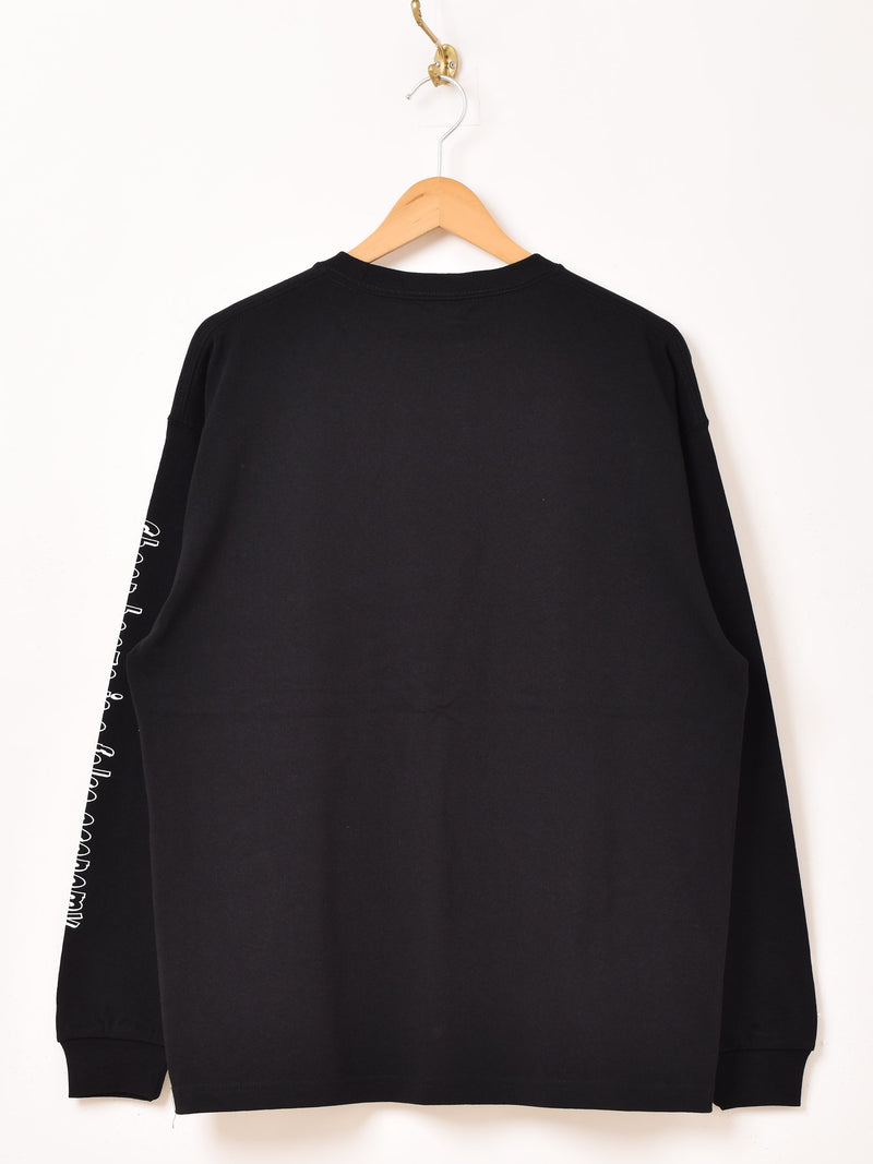 2色展開】 プリント ロングスリーブTシャツ「BEER DRINKING DAY