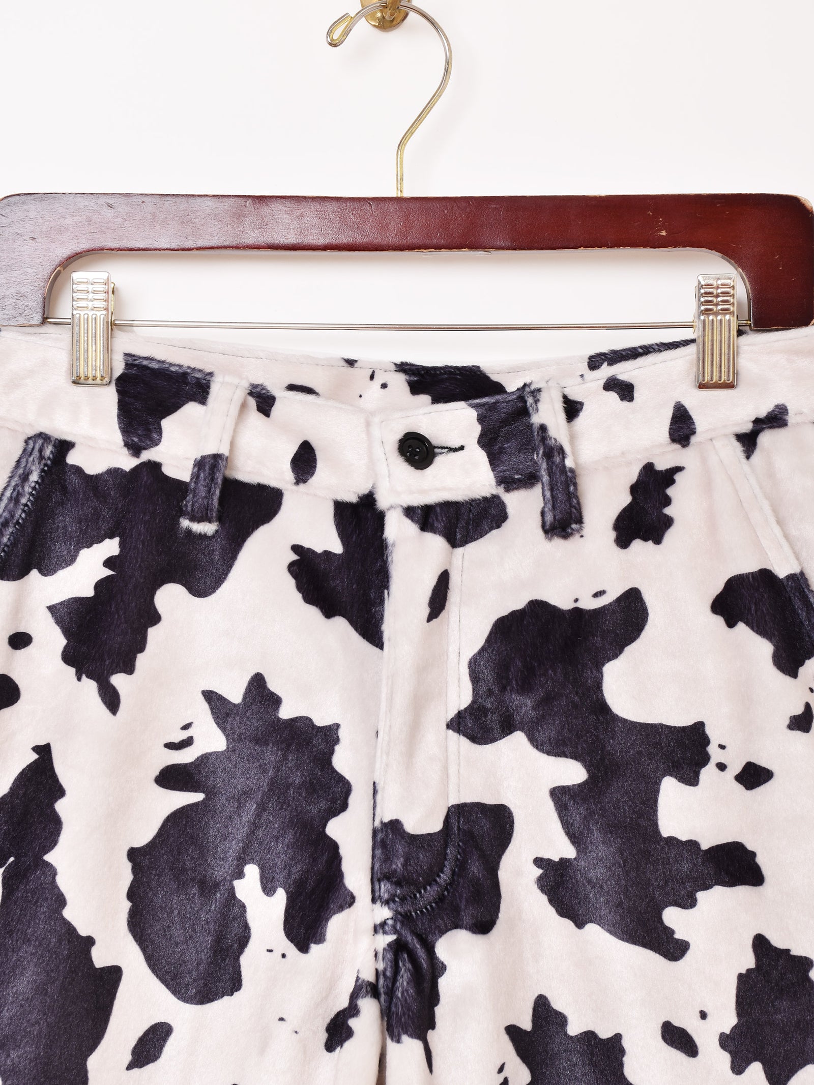 2色展開】Backers アニマル柄 フェイクファー ショートパンツ – 古着屋