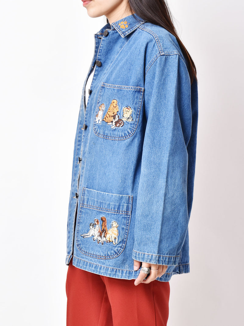 アニマル刺繍 デニムジャケット – 古着屋Top of the Hillのネット通販