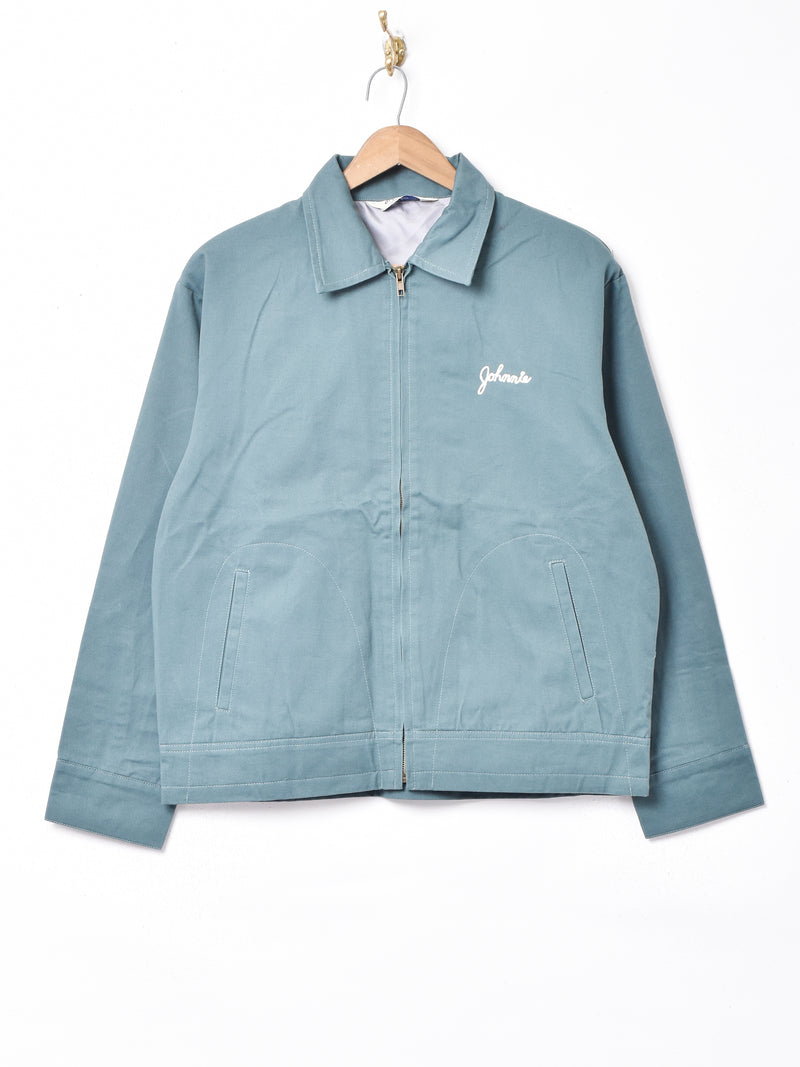 2色展開】Backersカクテルモチーフ刺繍 ワークジャケット – 古着屋Top