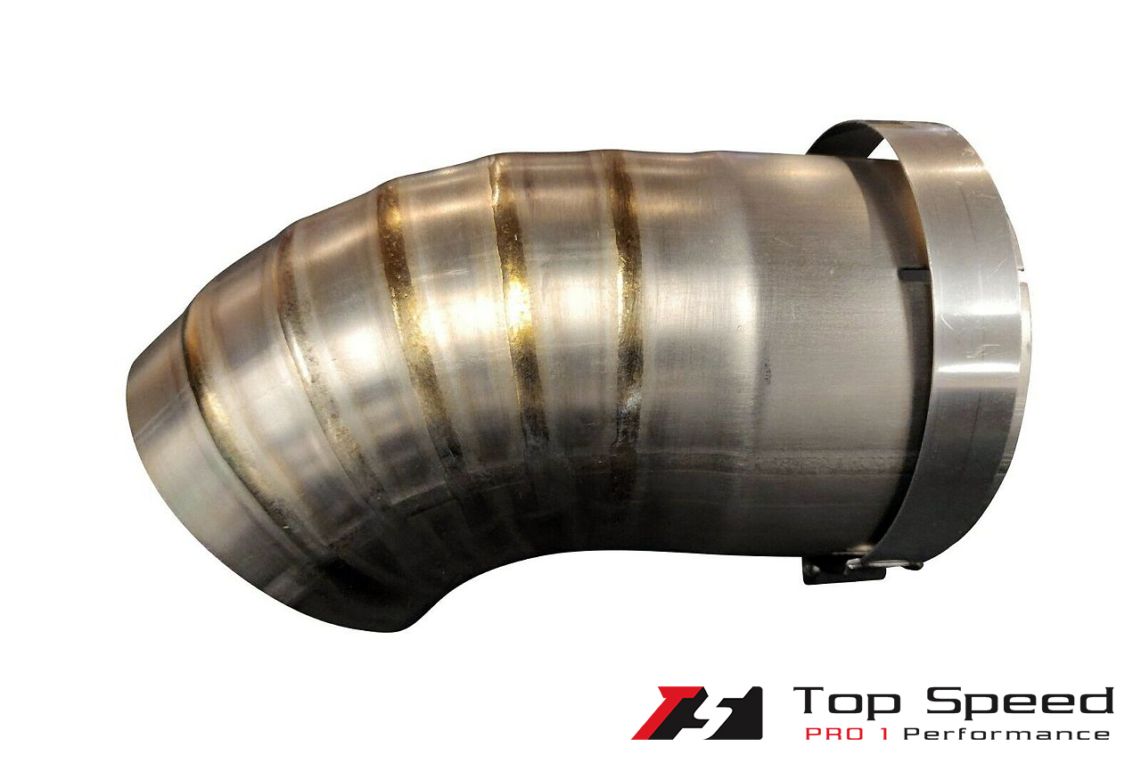 チタン製 JDMドルフィンテールチップ 汎用タイプ (76/89/102/114mm