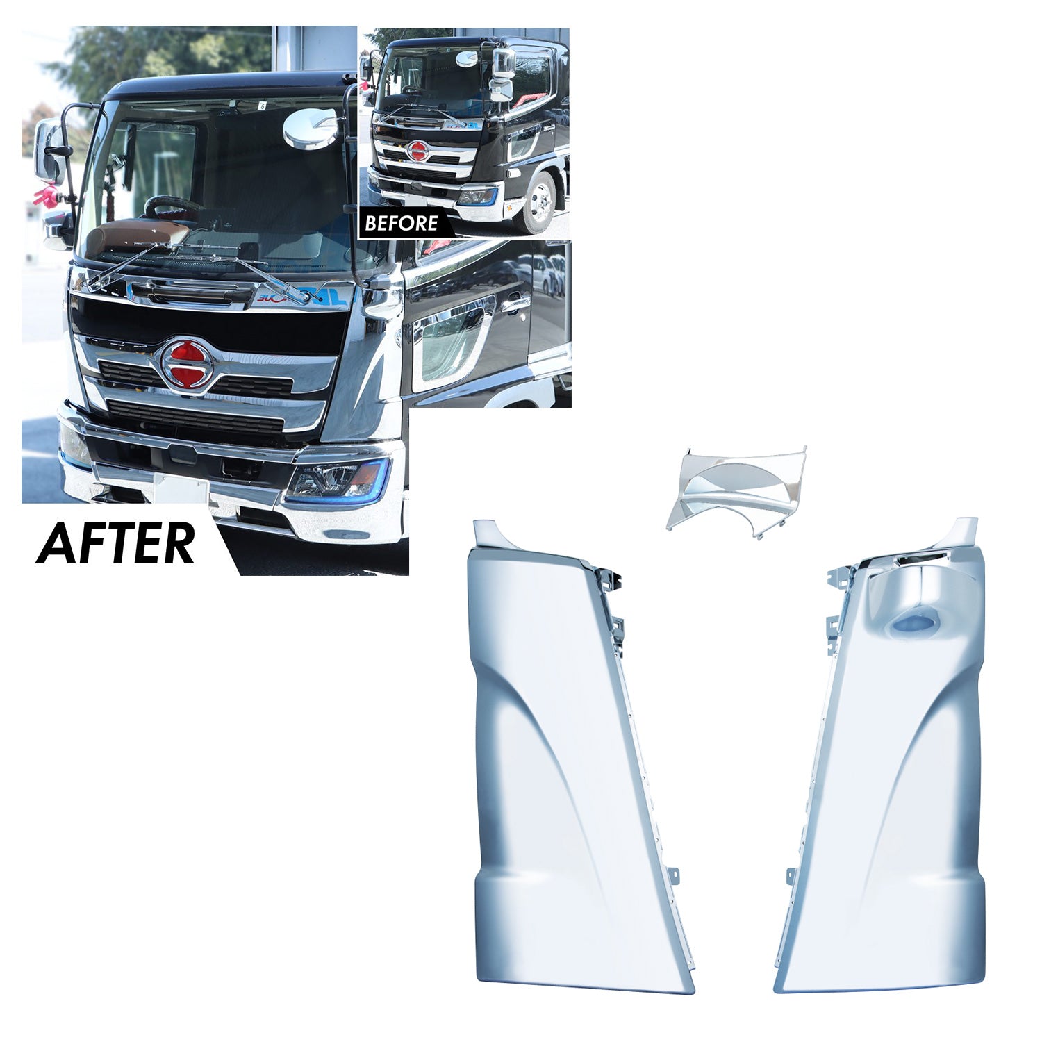 ek 様 17レンジャーワイド標準 30ストレートUVフロントスクリーン ek