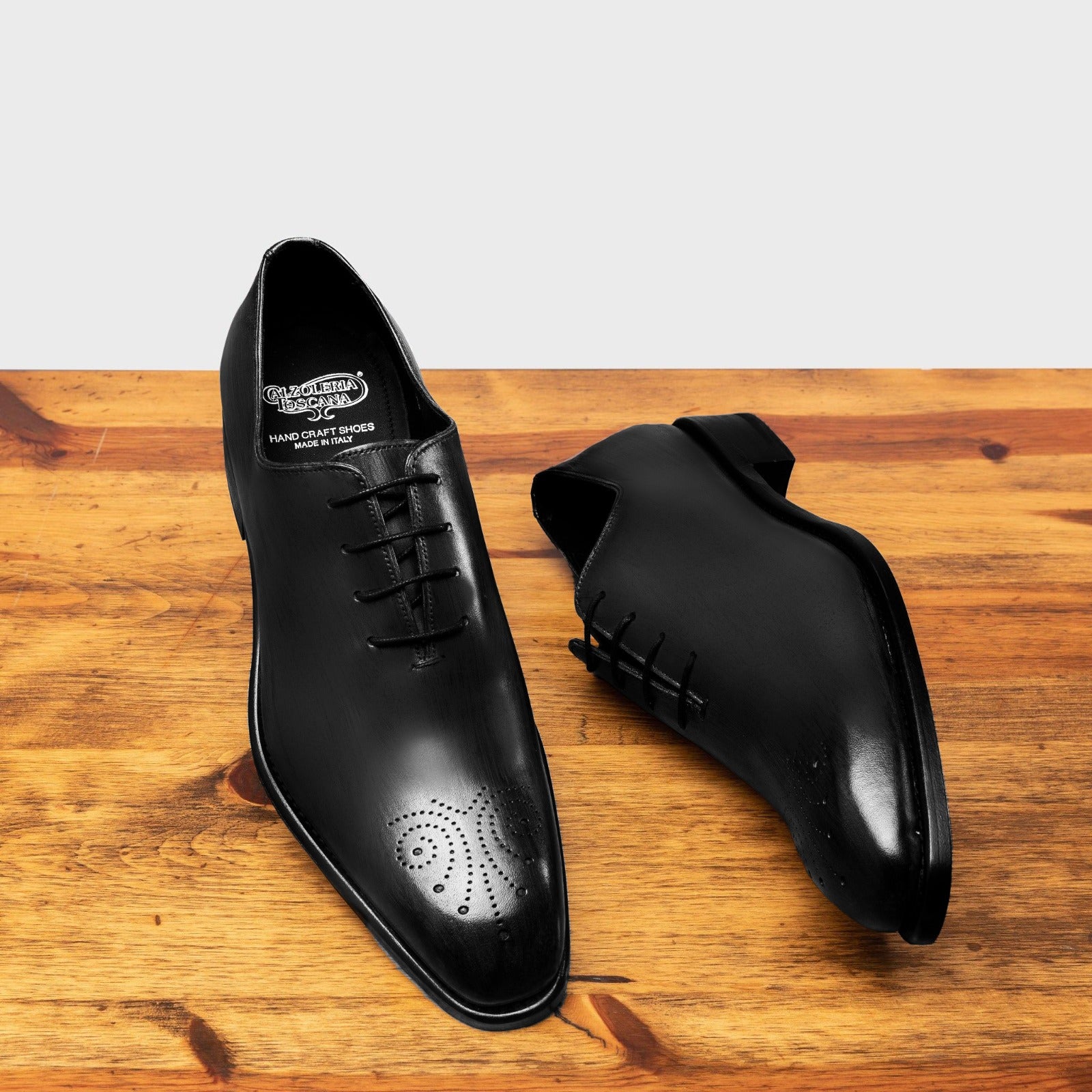 4633 Calzoleria Toscana Cayenne Calf Wholecut Balmoral - Toscana USA