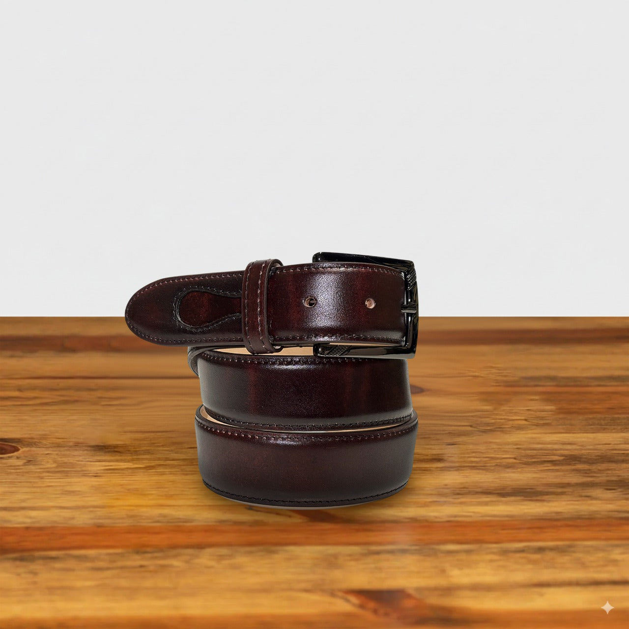 C1771 Calzoleria Toscana Stitched Dress Belt - Toscana USA