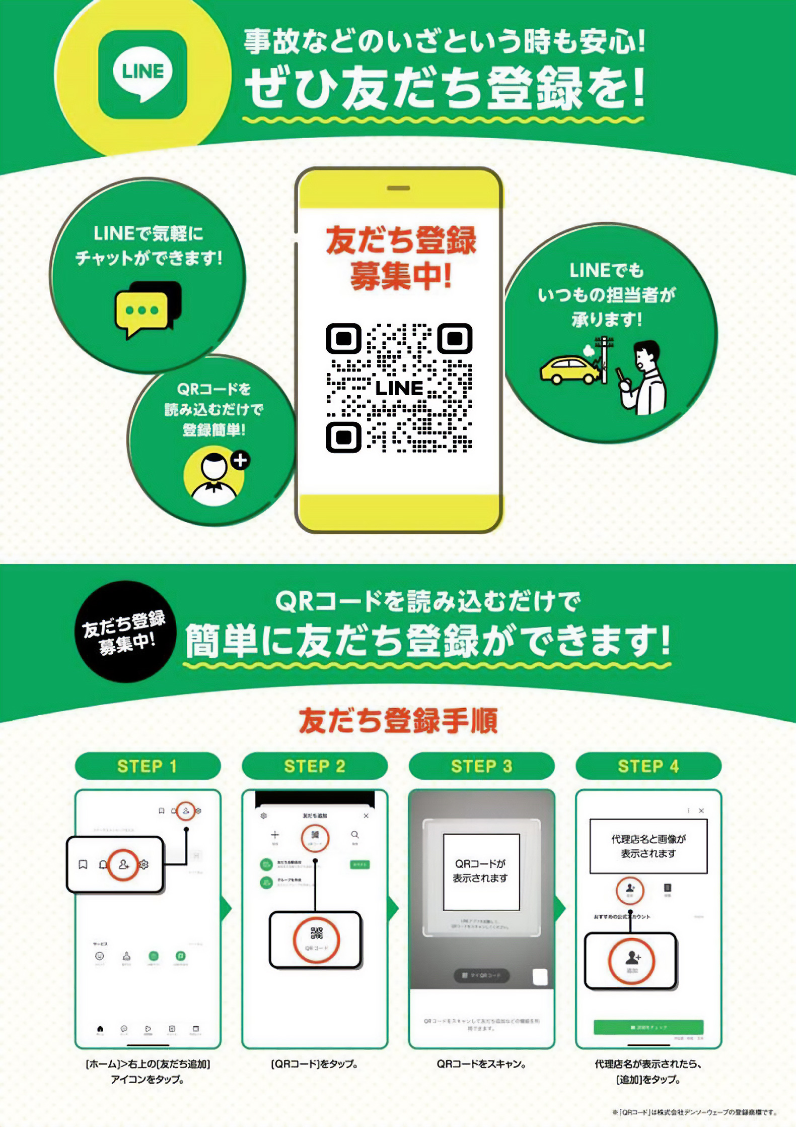 LINE公式アカウントのご案内｜トータルサポート 熊本の総合保険代理店