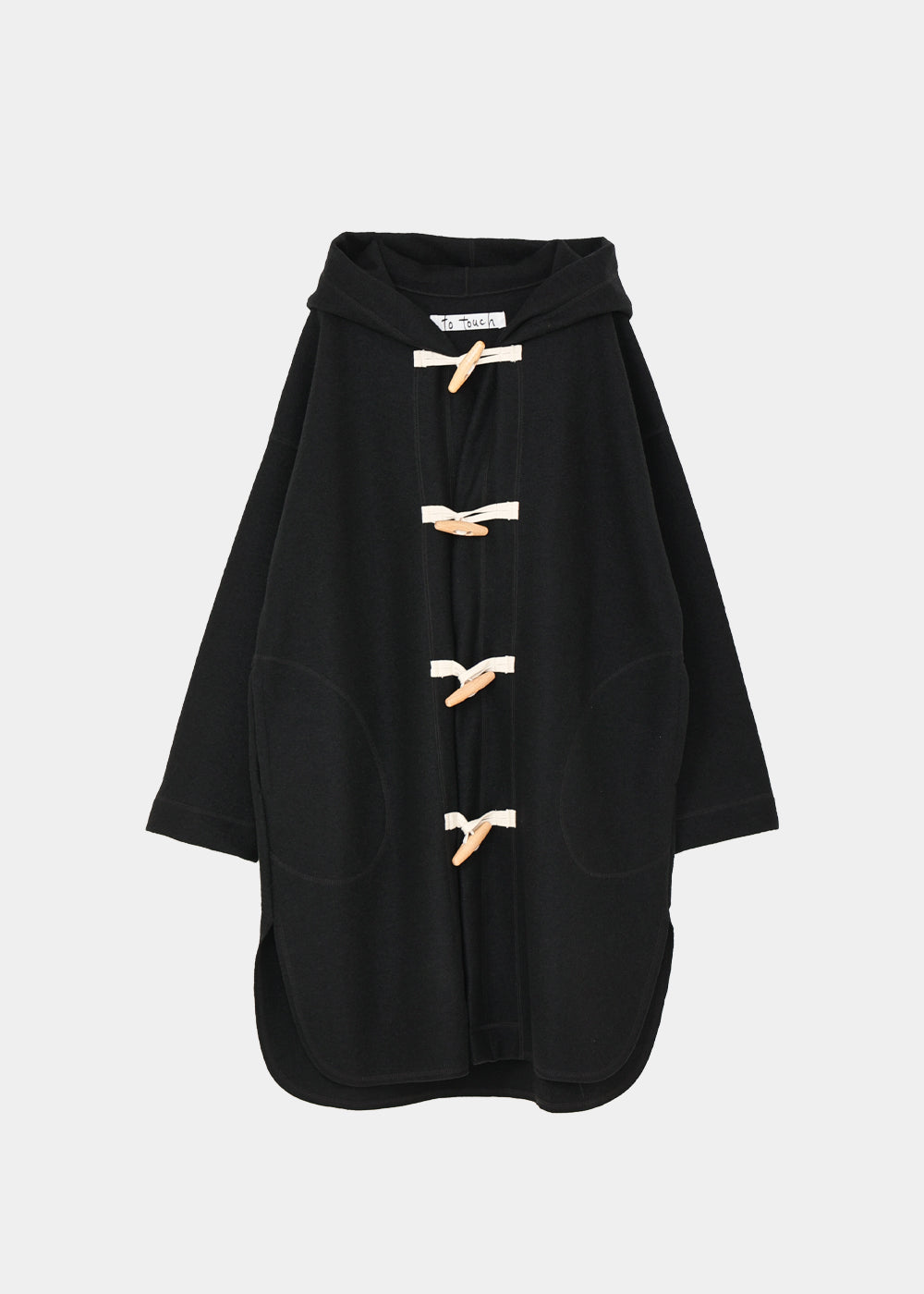 美品✨定価11万 ドゥロワー メルトンウール ダッフルコート 袖裏シルク