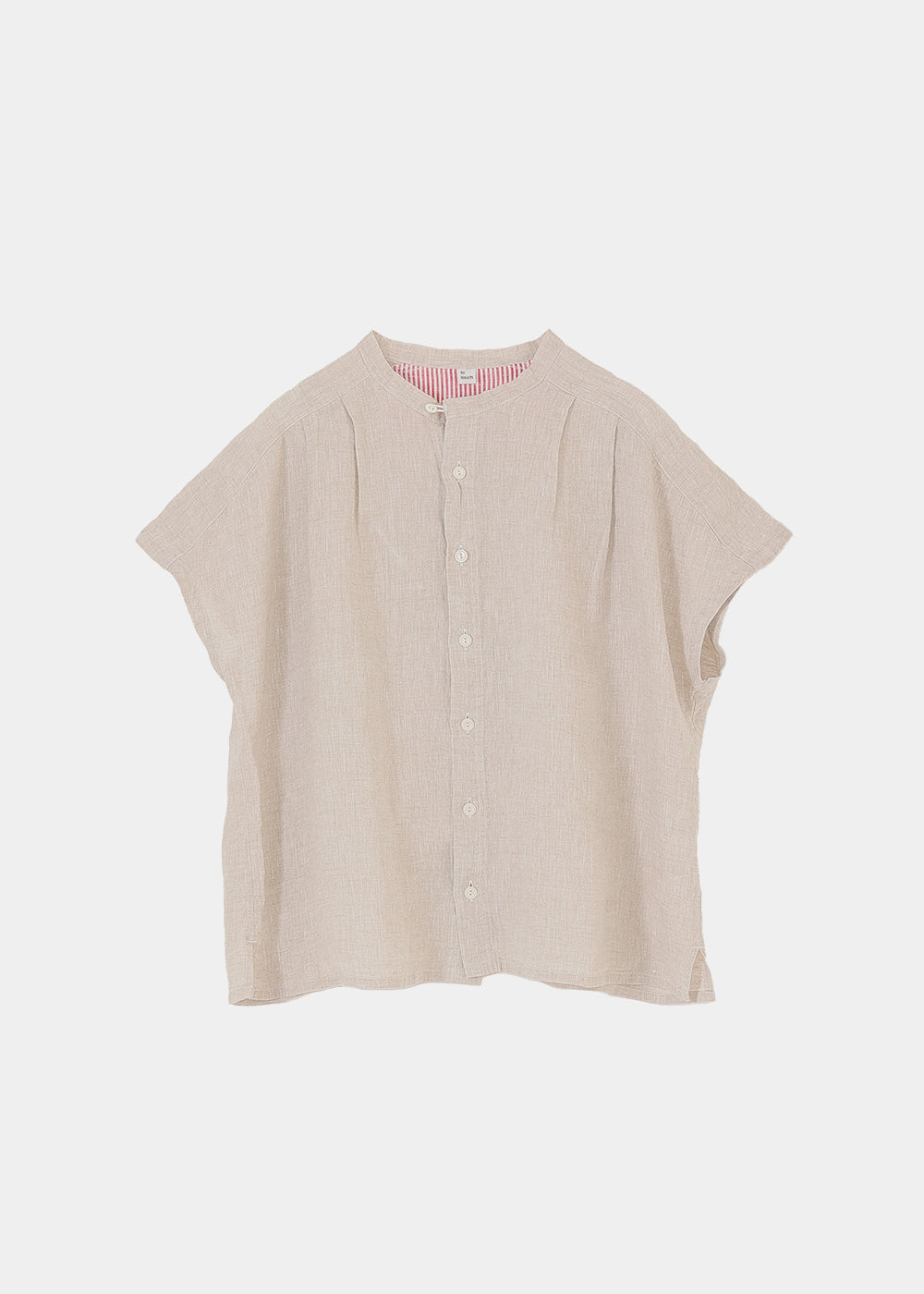 2021 ゴーシュ 80/1 リネン フレンチスリーブ シャツ 2 ブラウス 麻