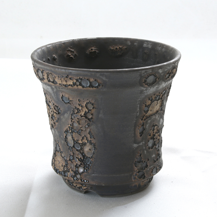 細川 政己 spicy gem コラボ鉢 yellgreen 希少 中古 細川政己x