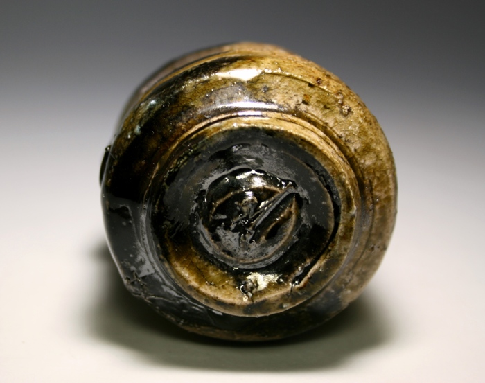 伊勢崎 淳 備前引出黒酒呑 共箱