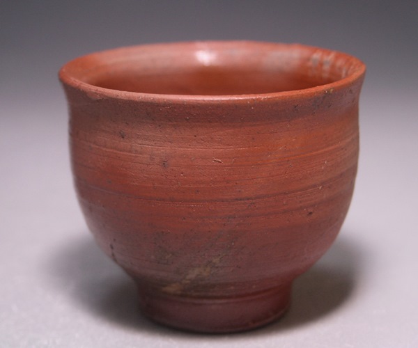 藤原 雄 作 「備前緋襷ぐい呑」 ～備前焼専門卸小売店 川口陶楽苑～