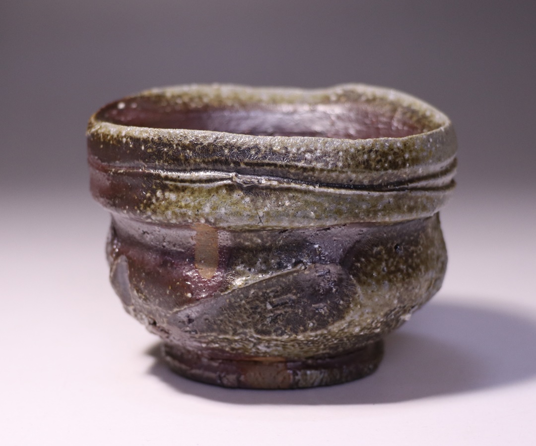 原田拾六 作 「備前火襷ぐい呑」 ～備前焼専門卸小売店 川口陶楽苑～