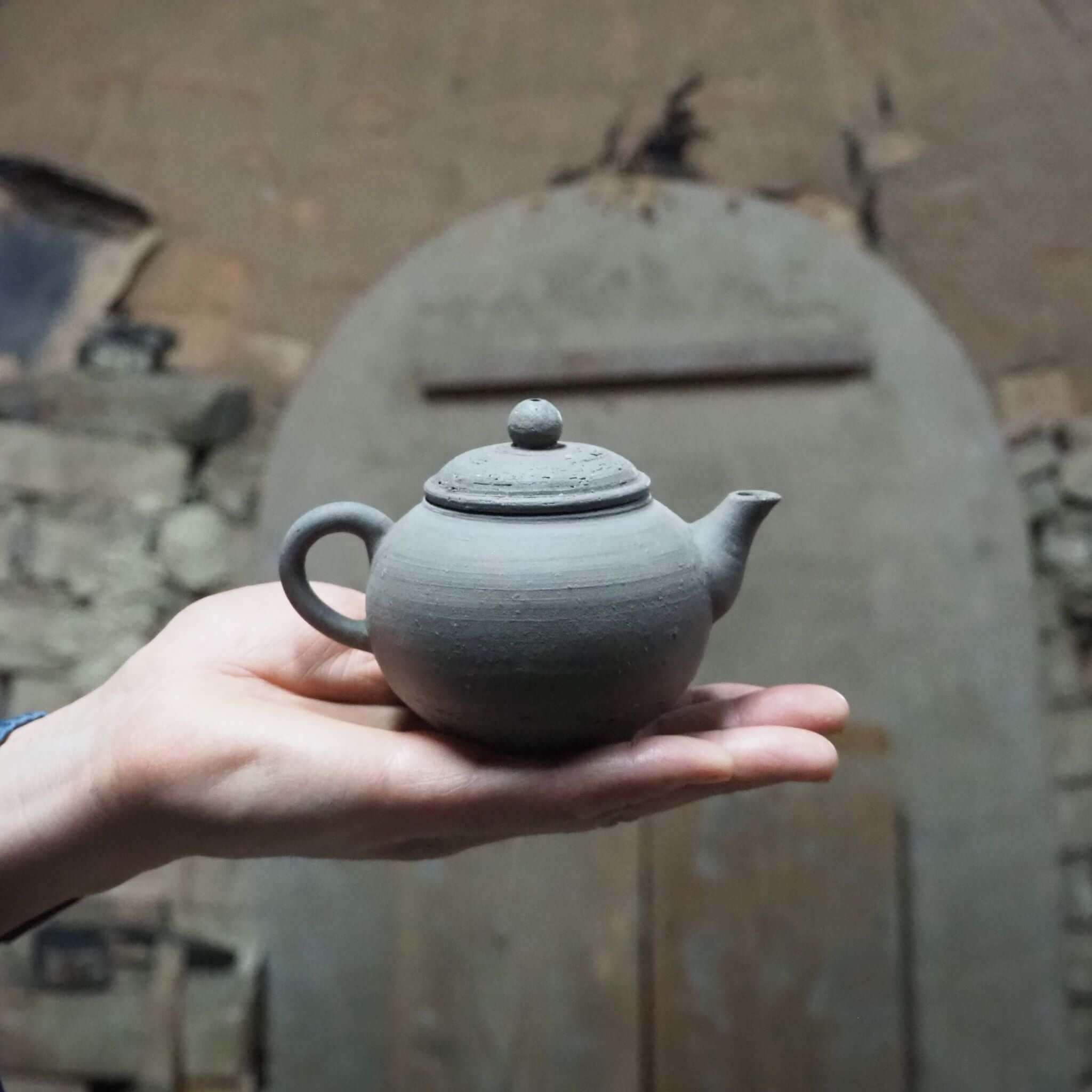 備前焼 森一朗工房作 桟切急須 [東山堂煎茶器店 オンラインショップ