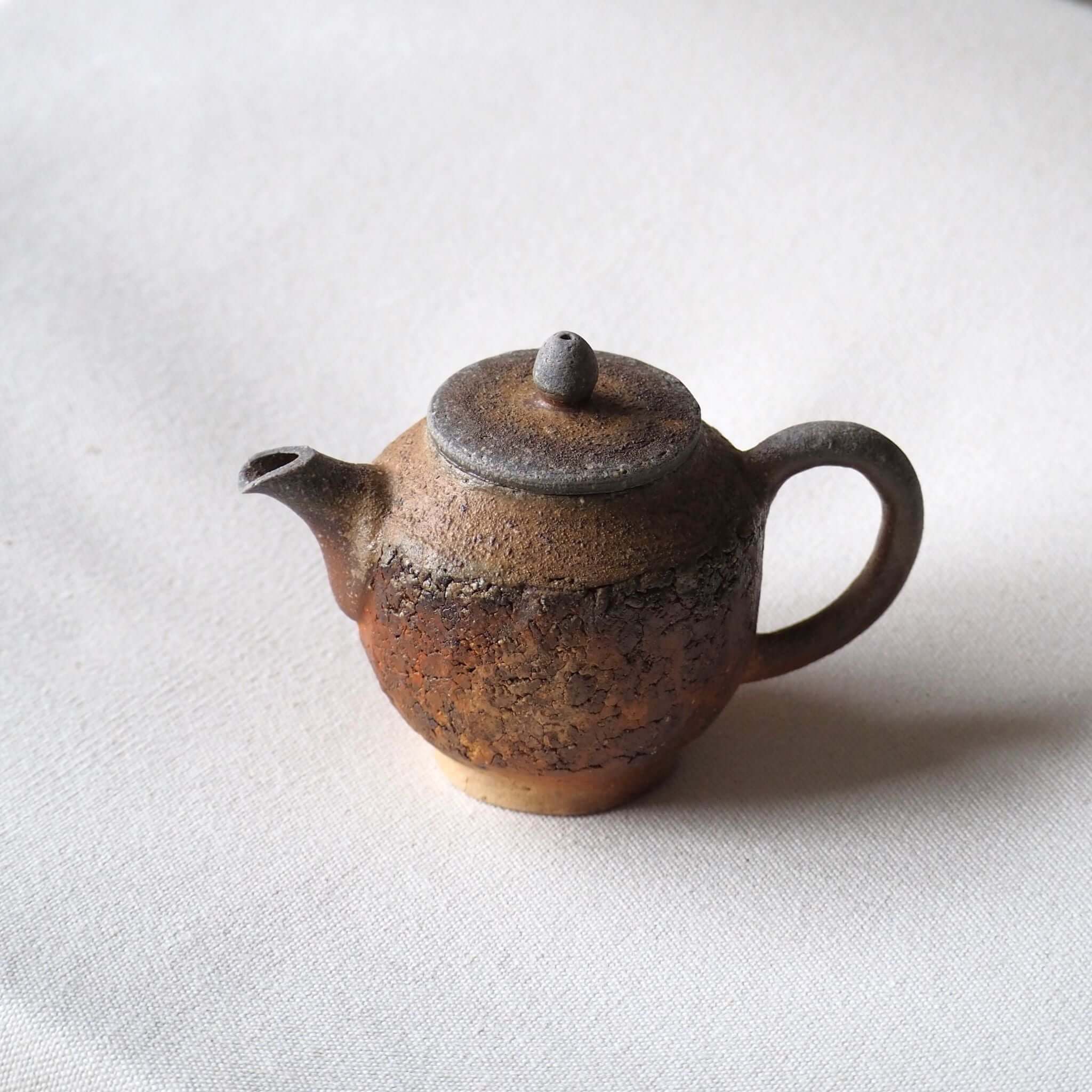 メル78372 中国 黒泥 小さな急須 茶壷 煎茶道具 U R5836 メル78372