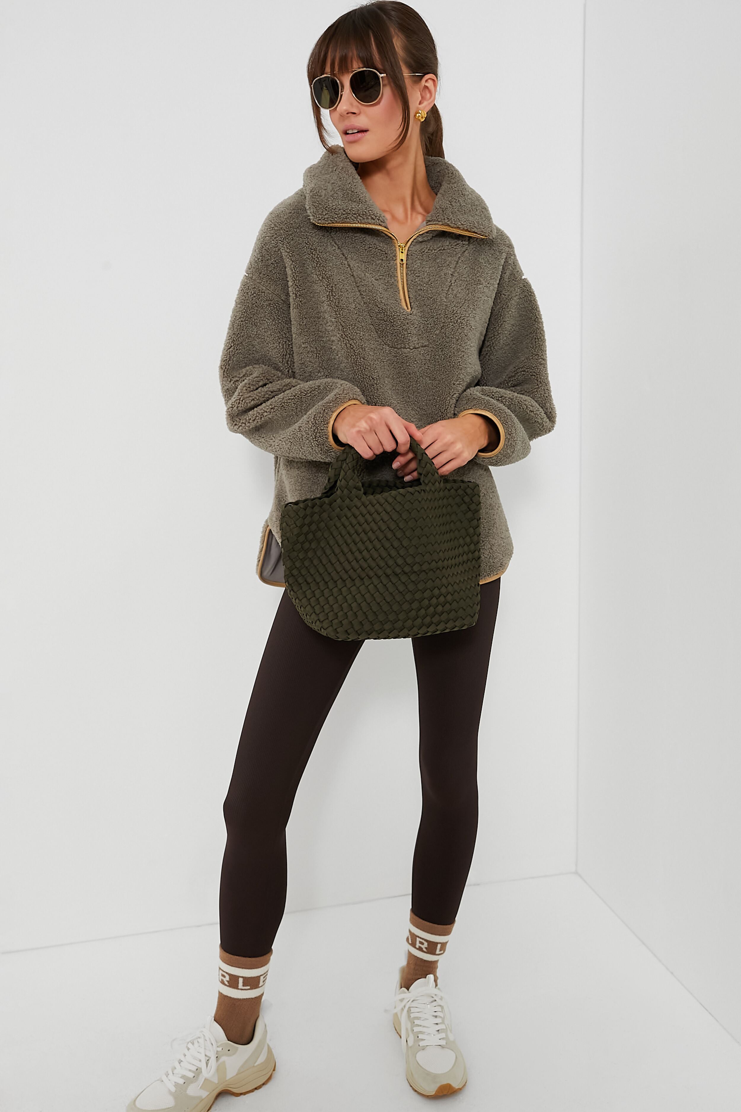 Olive Rhodes Shearling Quarter Zip | Tuckernuck