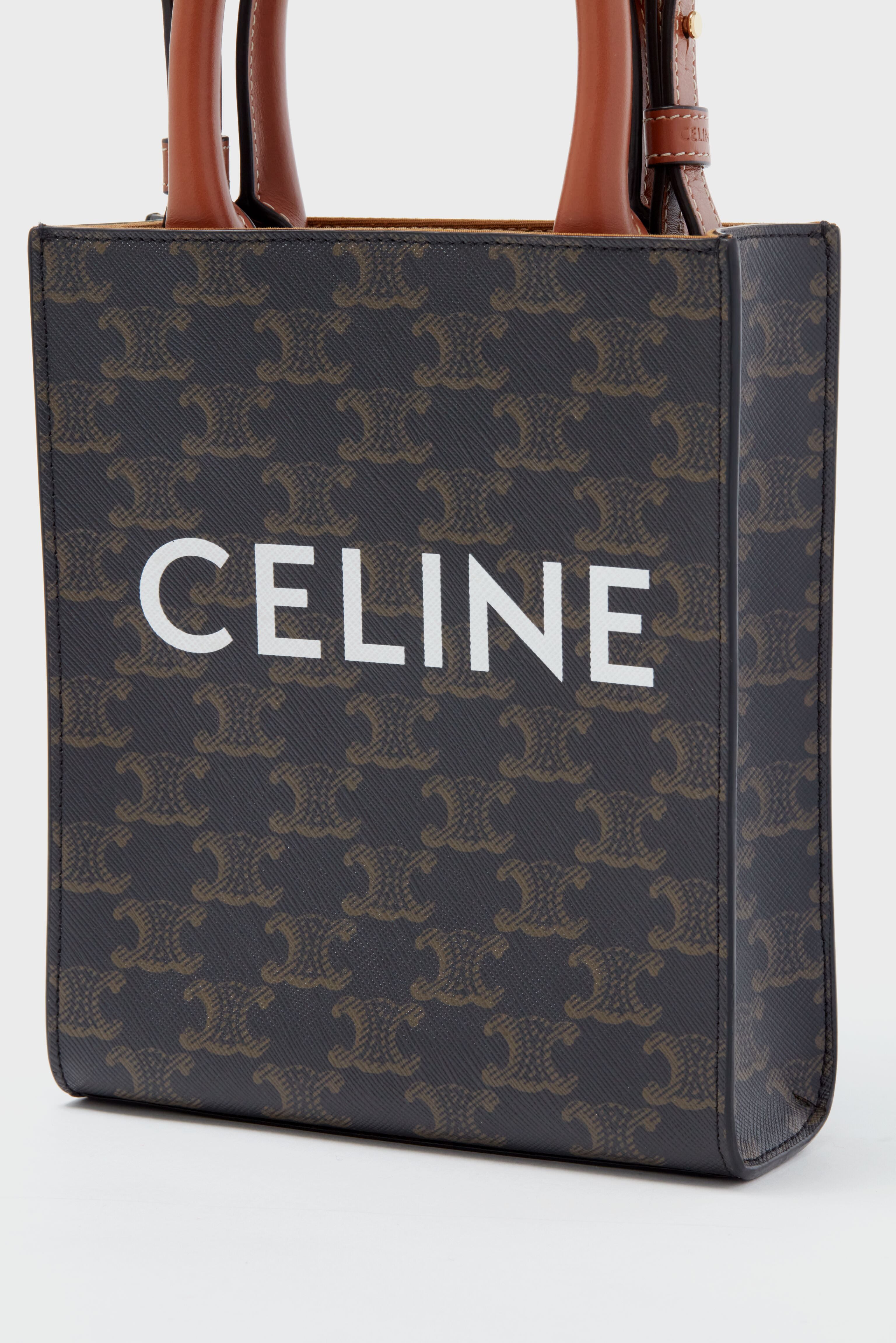 Celine Triomphe Mini Vertical Cabas Tote | Tuckernuck Archive