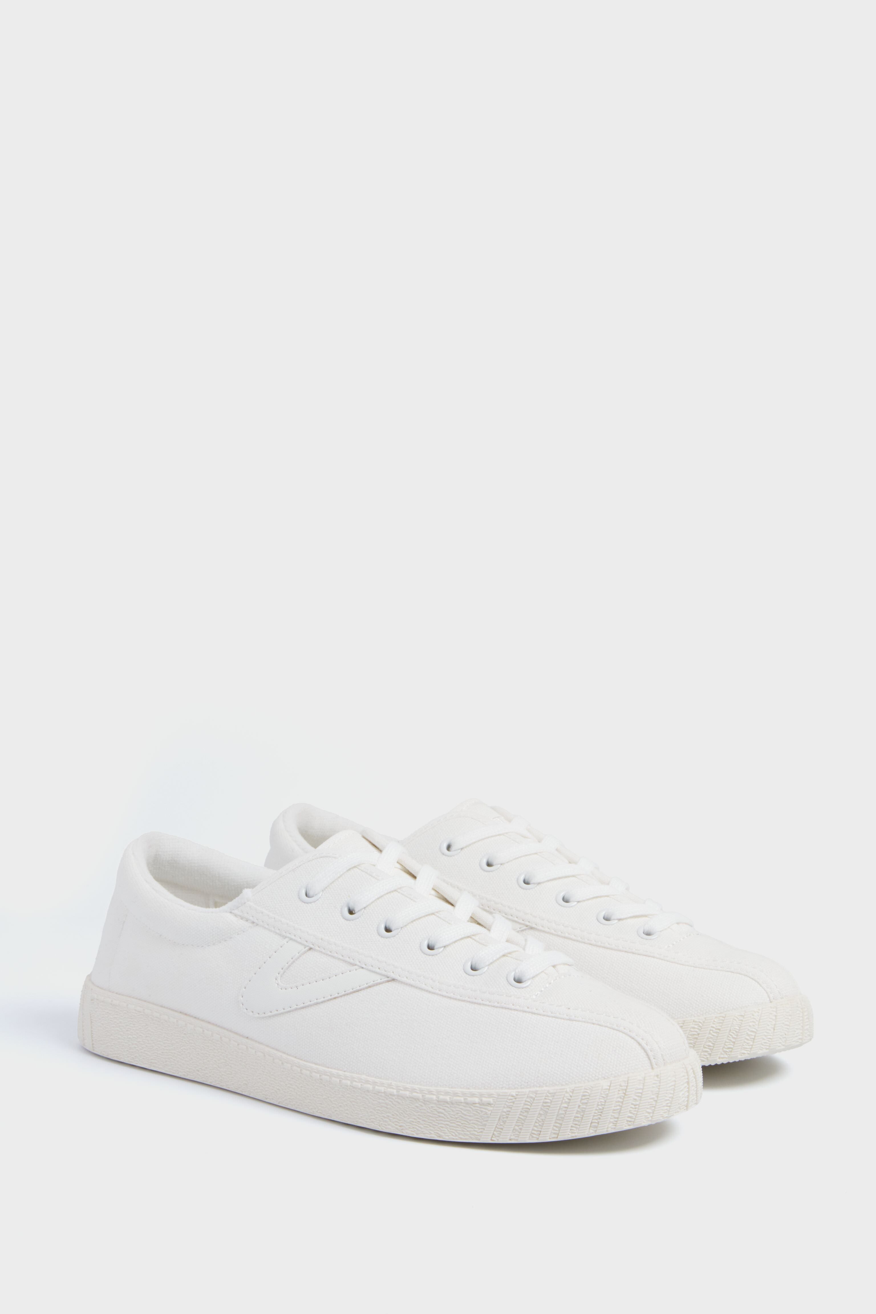 Women's White Nylite Canvas Sneakers | Tretorn