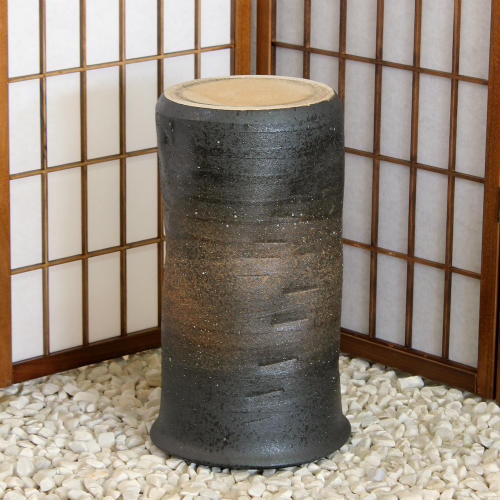 楽天市場】【ポイント3倍】信楽焼 陶器 傘立て 古陶 細 傘たて