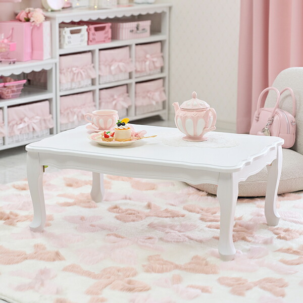 楽天市場】【直送】猫脚折りたたみテーブル小(引出無)/Ruban(リュバン