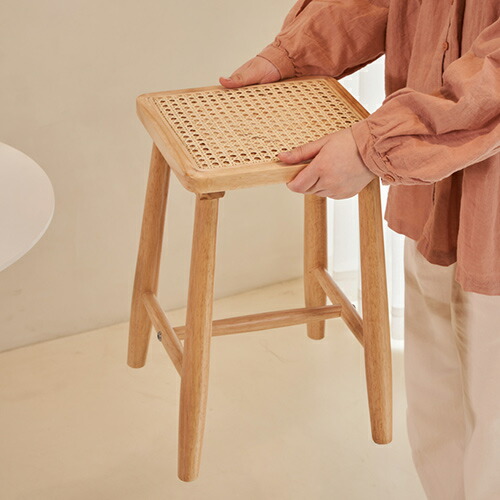 楽天市場】スツール ラタン 天然籐 無垢材 木目調 椅子 ラタンチェア