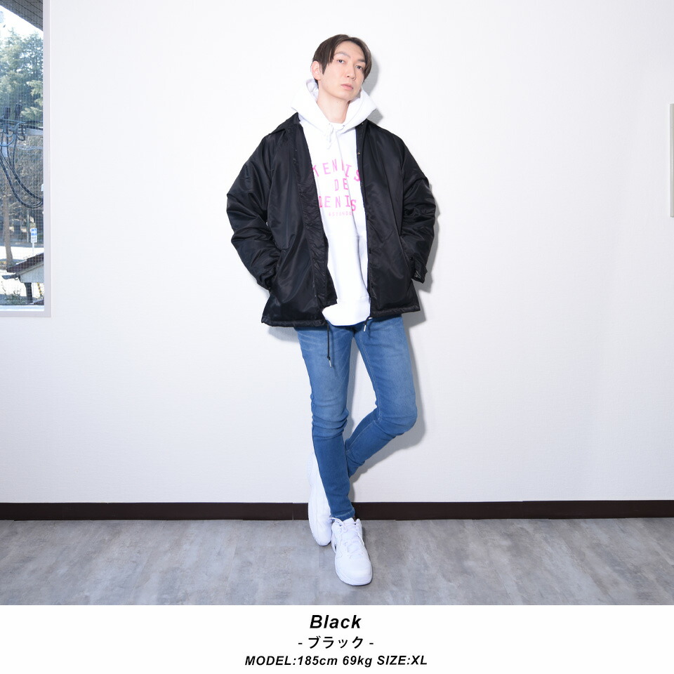 楽天市場】コーチジャケット ボアジャケット メンズ 無地 ジャンパー