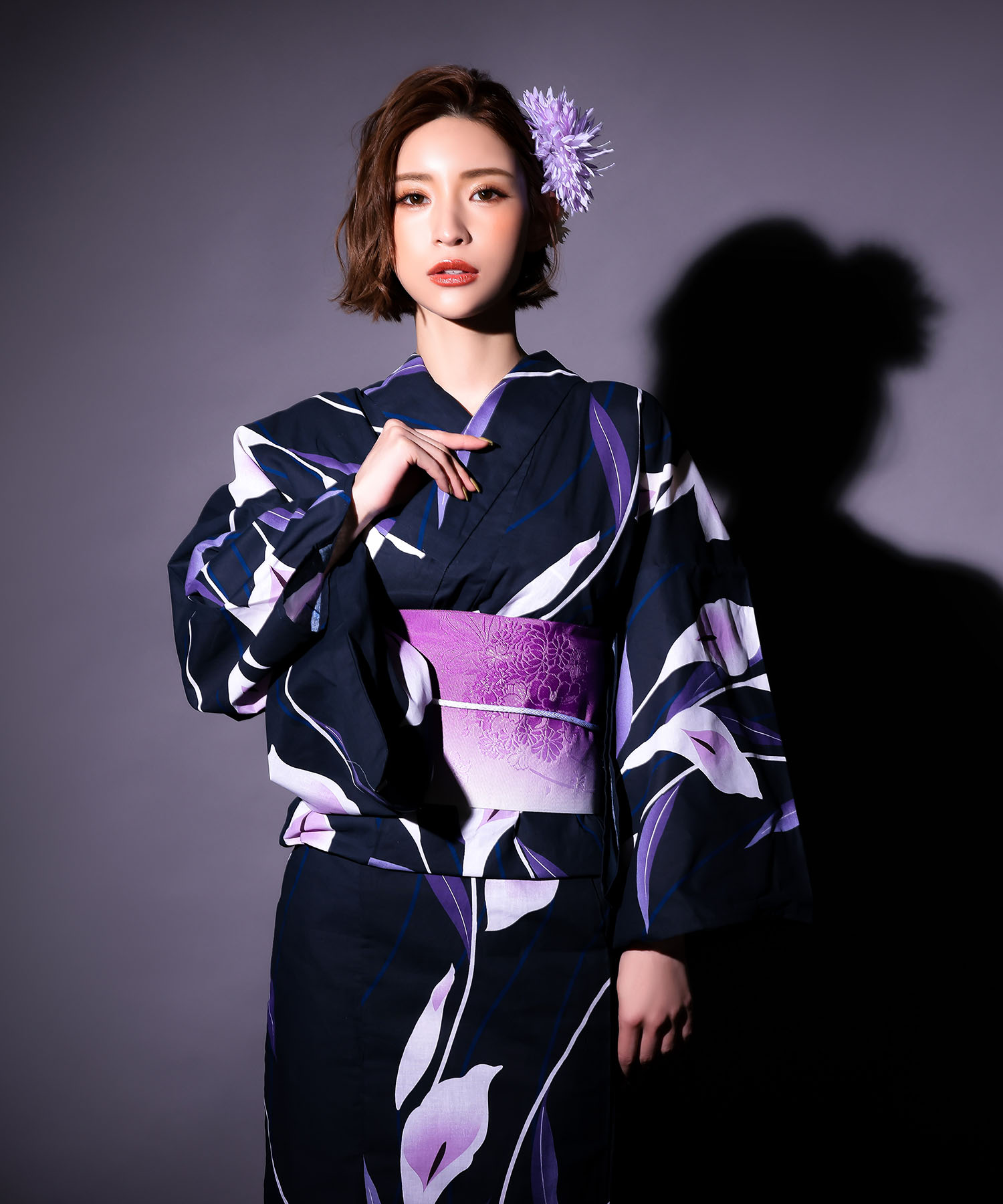 楽天市場】浴衣 3点セット [浴衣+平帯or作り帯+下駄] ゆかた セット