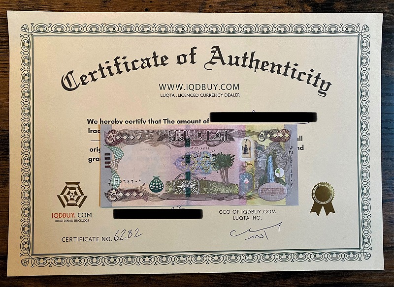 楽天市場】【新品/新券】50,000イラクディナール紙幣×1枚（50,000iraq