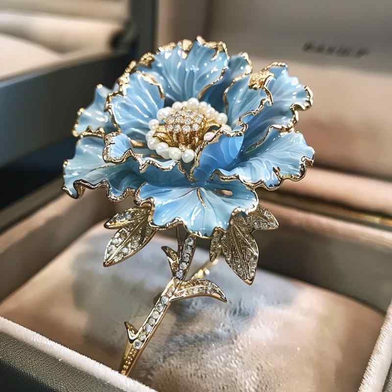 楽天市場】ブローチ レディース ヴィンテージ 高級感 カーネーション