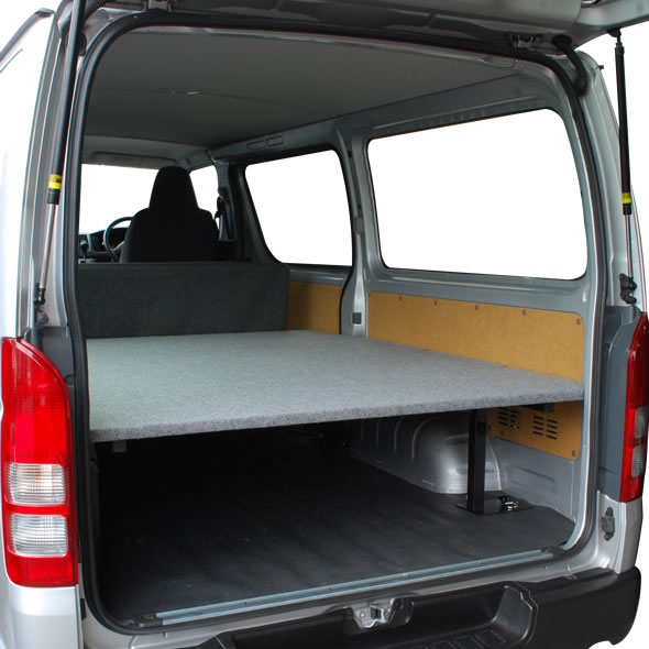 楽天市場】ハイエース 標準DX ベッドキットリアヒーター無し車専用